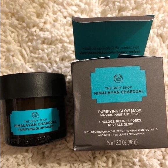 4 Pack - The Body Shop Himalayan Charcoal Purifying Glow Mask 3 oz Weleda Day Cream - Age Revitalizing - Evening Primrose - 1 oz Moisturizers